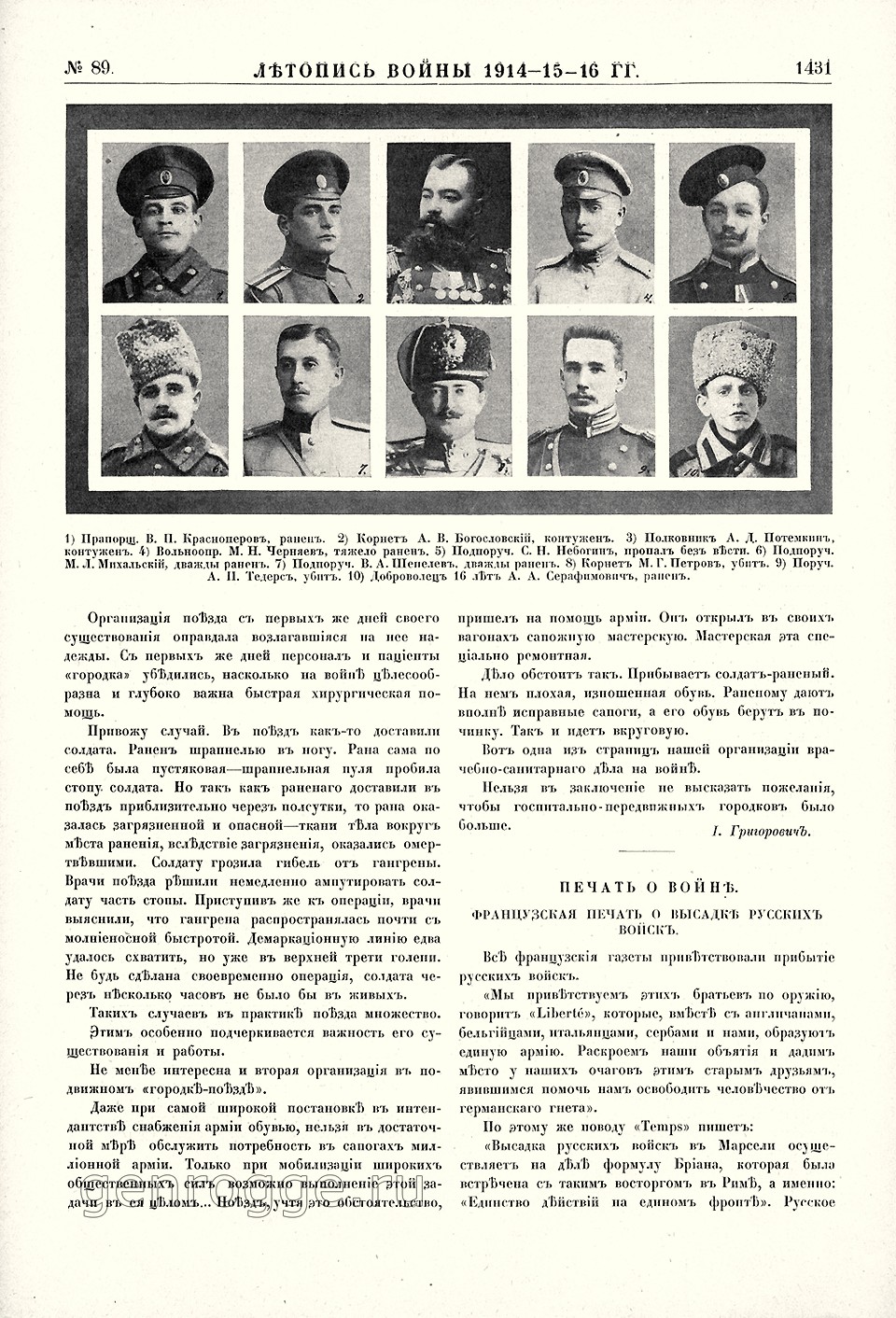   1914-15-16 . `1916 .,  89, . 1431